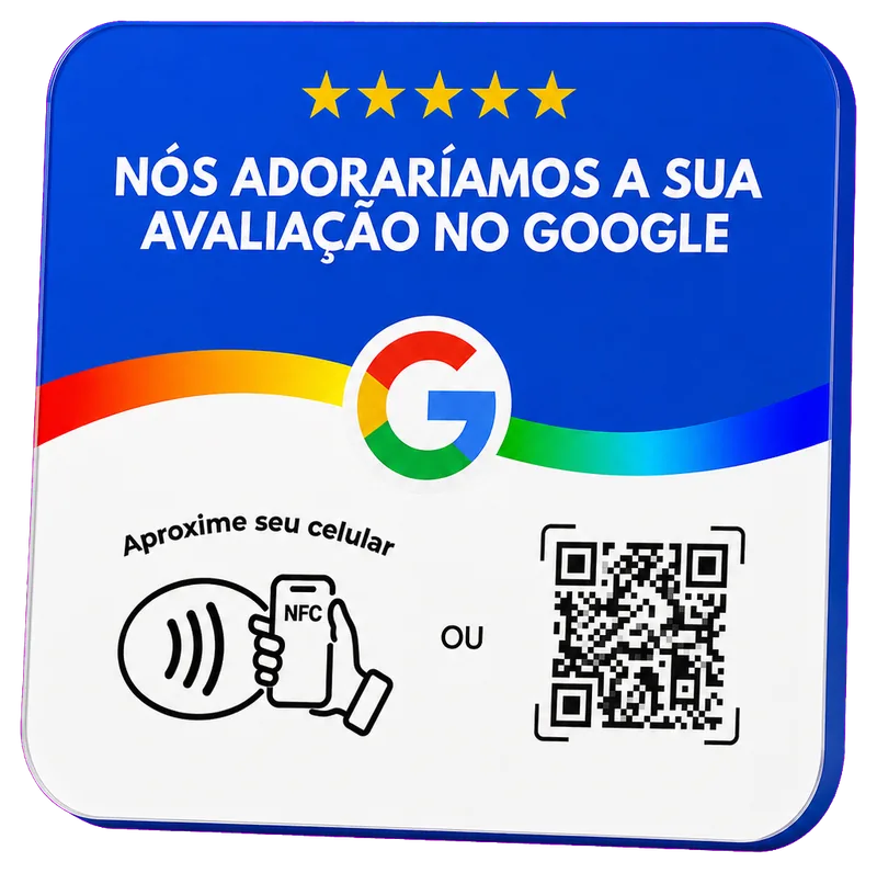 Placa Google azul