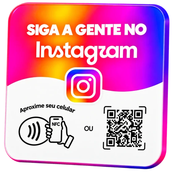 Placa Instagram